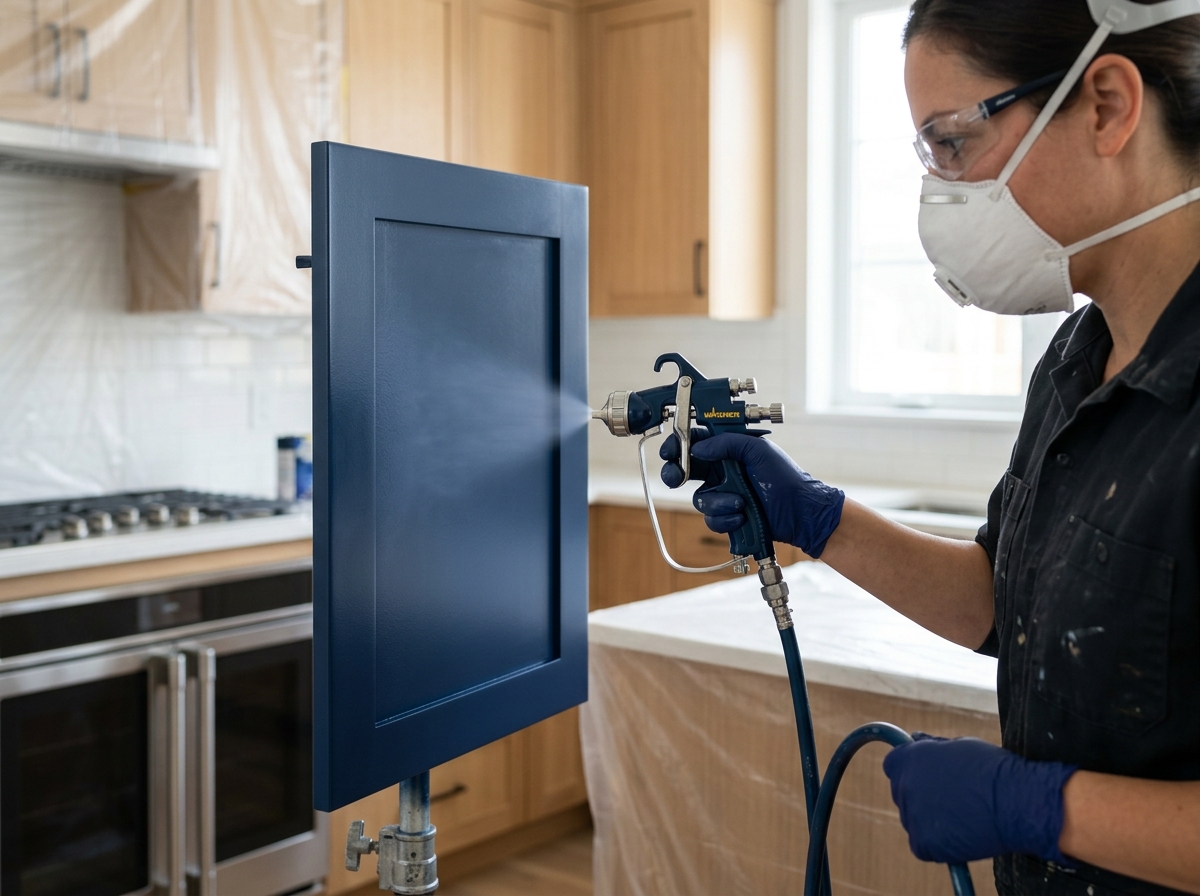 Cabinet refinishing service