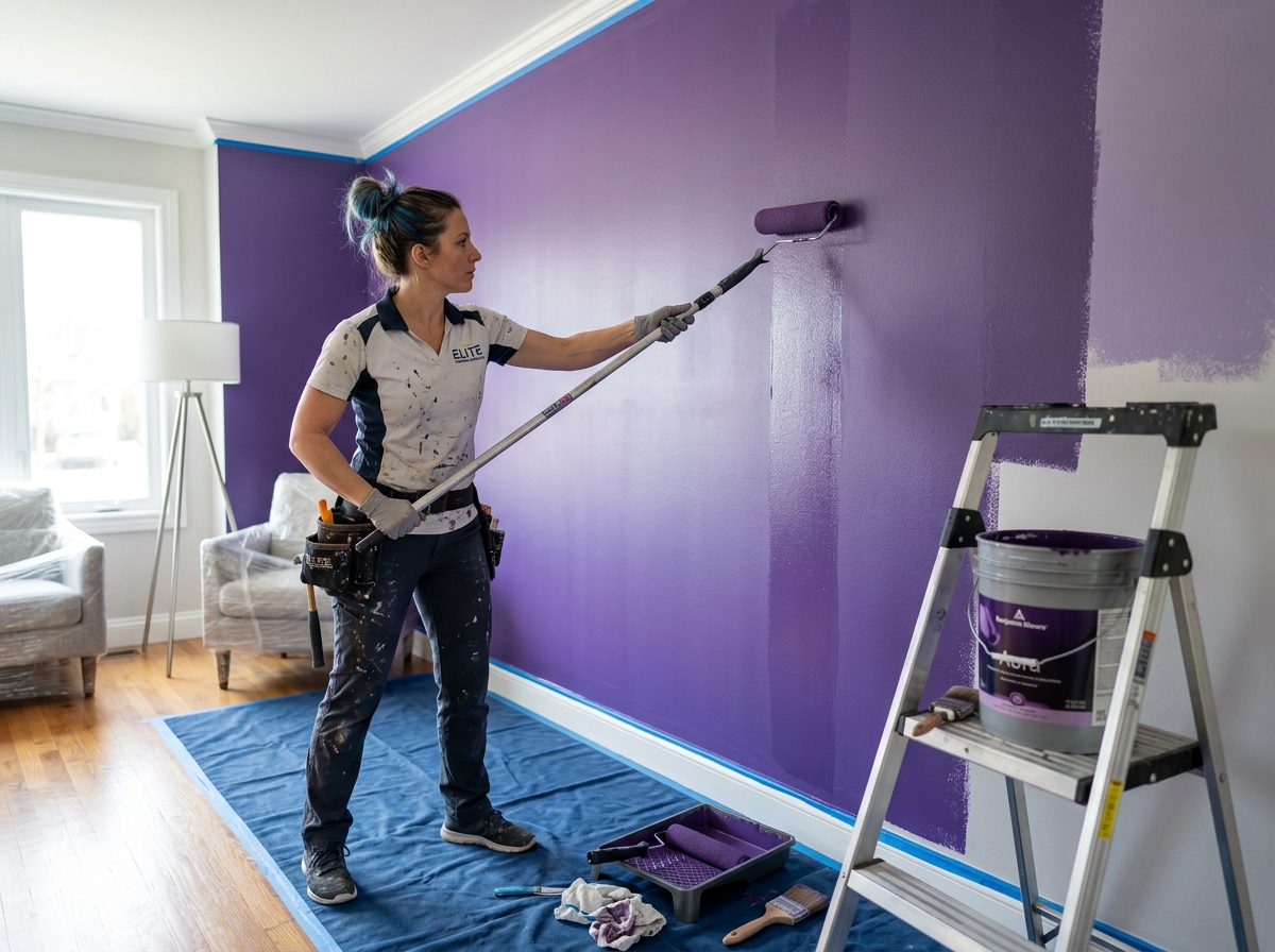 Interior room painting service